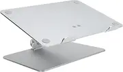 XUMIUZIY Ergonomic Notebook Stand Holder for Desk, Adjustable Laptop Holder Aluminum Alloy Desktop Heightening Cooling Rack Support Base