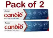 2 x 30gm Candid Cream For Women Skin Infection Cream sweat rash Vaginal Thrush