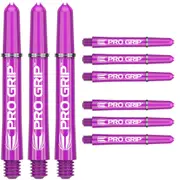 Target Pro Grip Purple Nylon Dart Shafts Stems MULTIPACK 3 x Sets of 3 Solid Colour