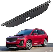 Retractable Cargo Cover Fits for Cadillac XT6 2019-2025 Trunk Cargo Cover Luggage Security Shade Cover Shielding Shade Anti-Peeping Luggage Privacy Screen Canvas
