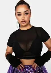 Plus Change The Game Mesh Top