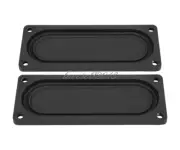 2Pcs Audio Bass Diaphragm Passive Radiator Speaker Repair Parts 85x35mm NEW