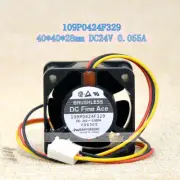 1PC Sanyo 109P0424F329 DC24V 0.055A 4CM 3-wire axial flow cooling fan