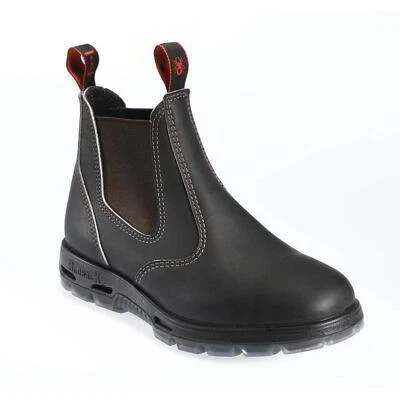 Redback Bobcat Boots Safety Toe Claret Brown