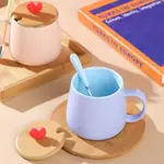 INNOVATIVE 450ML CERAMIC MACARON-COLORED DESIGN MILK COFFEE