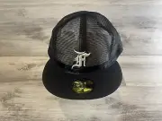 Fear of God New Era 59Fifty Fitted Black Baseball Hat 8 Mesh Essentials