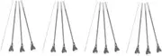 Ipetboom 1 Set Reusable Stainless Steel Straw Spoon Coffee Stirring Spoons with Ergonomic Handle for Home Bakery Coffee Shops and Bars Durable and Practical Kitchen Tools