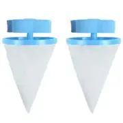 2x Floating Pet Fur Catcher Laundry Lint Hair Remover Filter For Washing Machine