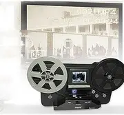 8mm Film Scanner, 2.4in Film Digitizer with 3” 4” 5” Reels Into 1080P Digital MP4 Files, No Computer Driver Required, Viewing, Sharing & Saving On SD Card, for Gift