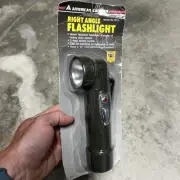 American Camper Right Angle Flashlight New Dark Green