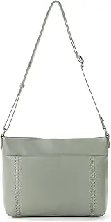[The Sak] Melrose Leather Crossbody Purse - Premium Leather Women's Handbag for Everyday & Travel - Cross Body Bag With Zipper Closure & Adjustable Shoulder Bag Strap - Meadow, Meadow