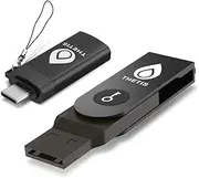 Thetis Fido U2F Security Key with Type C Adapter Two-Factor Authentication Extra Protection and Compatible with Windows/Linux/Mac OS, Gmail, Facebook, Dropbox, SalesForce, GitHub and More