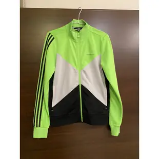 愛迪達Adidas 螢光綠外套
