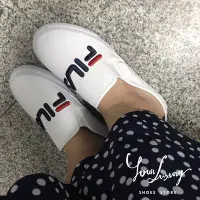 在飛比找Yahoo!奇摩拍賣優惠-【Luxury】韓國代購 FILA 經典LOGO 大字母 毛