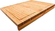 Counter Edge Premium Bamboo Chopping Board Best for Vegetables and Cheese Secure Durability and Strength 100% Natural Durable Bamboo Masters & Burrell