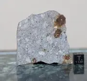 NWA 14322 - 16,9g slice with orange inclusion - Eucrite-polymict - Meteorite