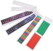 UPKOCH 5 Sets Thumb Piano Stickers Note Decals for Beginners Easy to Apply Remove Practical Teaching Tool for Thumb Piano Learning Readable Keyboard Labels