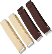 [Ipetboom] Elastic Arm Cuffs for Women Men Cuff Armband Shirt Sleeve Holders Classic Colors
