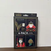 Buffalo Games 4-Pack Card Games: Solitaire, Hearts, Euchre, Golf