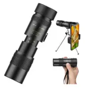 APEXEL 4K 10-100X40mm Super Telephoto Zoom Monocular Telescope With Tripod