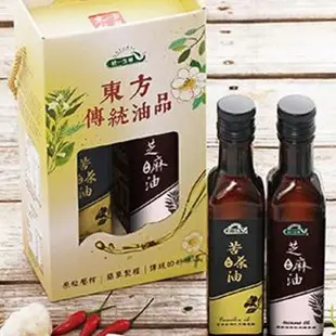 【統一生機】東方傳統油品禮盒-芝麻油+苦茶油*2盒