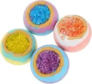 Baluue 4pcs Natural Bathing Accessories Essential Oils Sea Moisturizing Shower for Relaxation Cleansing Each for Spa