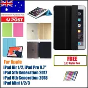 NEW Smart Cover Case for Apple iPad Pro 9.7" iPad 5 6 Air 1 2 Mini Slim Leather