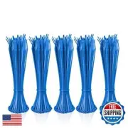 10Gtek Zip Ties (500pcs) Self-Locking 8 Inch Nylon Cable Ties in Blue