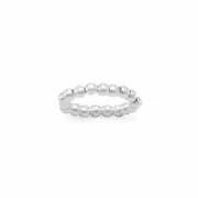 Sterling Silver Bead Stretch Toe Ring