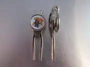 NCAA Golf Divot Repair Tool Beltclip w/ Ballmarker Silver Kentucky Wildcats Logo