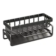 Kitchen Metal Sink Drain Rack Sponge Storage Faucet Holder Soap Drainer Shelf