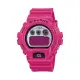 【CASIO G-SHOCK】千禧風夜光圓形休閒電子腕錶-芭比粉/DW-6900RCS-4/台灣總代理公司貨享一年保固