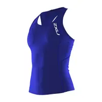 在飛比找蝦皮購物優惠-2XU Comp Tri Singlet 女三鐵上衣 藍色