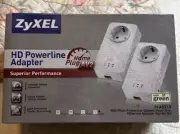 2 ZyXEL PLA5215 Powerline Adapter Ethernet Networking Extenders