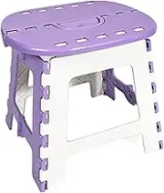 Folding Step Stool - Stepping Stool | Fold Away Step Stools | Portable Camping Chair | Compact Anti-Slip Thickened Foldable Steps for Kitchen, Hiking, Travel, Fishing, Bedside, Camping