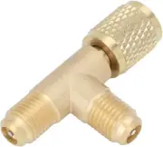 Quick Coupler Tee Adapter, Quick Coupler Access Tee Valves Core Tee Adapter for