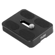 Aluminum Quick Release Plate for Tripod PU50(Black)