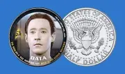 United States - Star Trek - Data - Half Dollar Colorized Coin