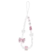 Beaded Phone Lanyard Wrist Strap Phone Charms Fixed Beads Pearl Chain PC-tm-2