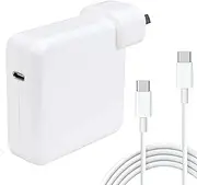 MacBook Pro Charger 96W USB C Fast Chager Compatible with MacBook Pro 16 15 14 13'', MacBook Air 13' New iPad Pro 2021/2020/2019/2018, Included USB C Charge Cable 6.6ft(2m)