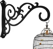 Iron Plant Lantern Hooks - Plant Hanger Bracket | Wall Mount Hangings Plant Hook, Rust-Resistant Metal Plant Hanger, Iron Wall Hooks Outdoor Indoor Decorative Hooks, Metal Plant Bracket Hook for Bird