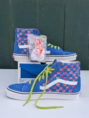 Vans x Awake Special Collab Edition Sk8-HI Blue/Red Men 9.5 Women 11 W Box