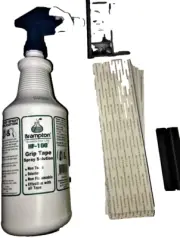 BRAMPTON GRIP MOUNTING, 60 TAPE STRIPS, ONE QUART SPRAY SOLVENT, SHAFT HOLDER
