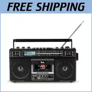 Bluetooth Cassette Player/Recorder with 4-Band Radio – J-220BT Retro Sound