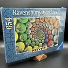 2014 Ravensburger Krypt Color Spiral 654 Piece Jigsaw Puzzle NIB