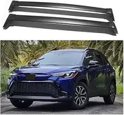 Cross Bars Compatible for Toyota Corolla Cross 2020-2024 Roof Rack Rail Carrier Lockable Luggage Carrier 2PCS Crossbar