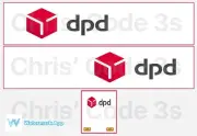 Code 3 Adhesive Vinyl Rigid Decal - DPD Red livery 1/50 1/76 1/64