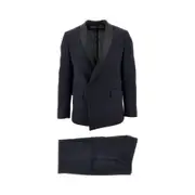 [MARSEM] MARSEM Wool-blend suit with satin lapel Man 48 48 Blue