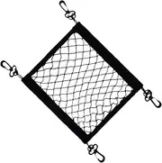 Bungee Net for Motorcycles - Durables High Elastic Polyester Cargo Net with 4 Hooks, Designed for Secure Transport | Thickened Adjustable Motorcycle Net, Ideal for Cargo Storage, Ensuring Stability