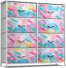 Sorbus Kids Dresser with 8 Drawers - Storage Chest Organizer Unit Nightstand - S